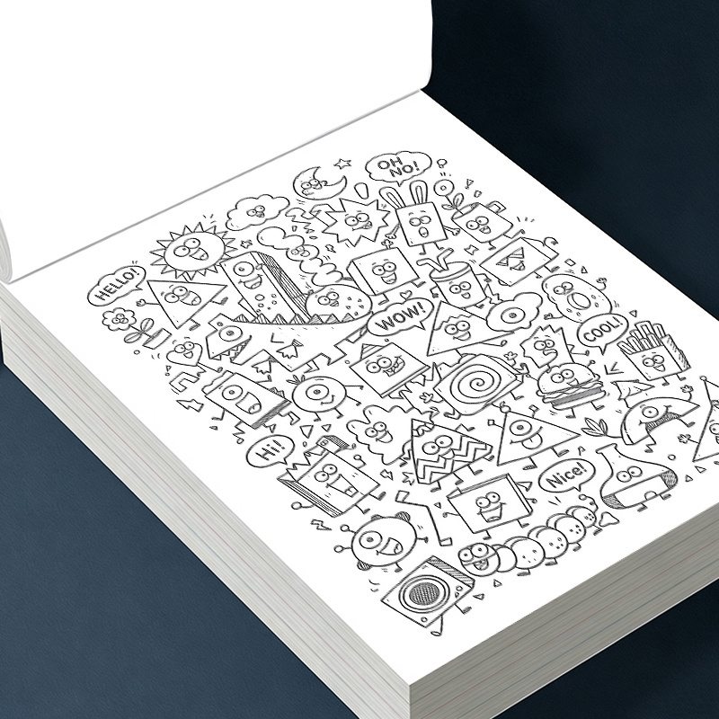 16 Pages Little Doodles Adult  - огляд і ціна Adult Coloring Book Stress Relief