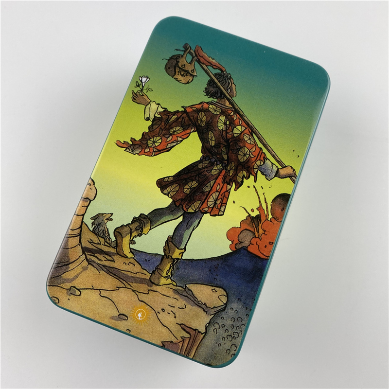 Metal Box Gilded Edition Back  - огляд і ціна Tarot Deck With Guidebook