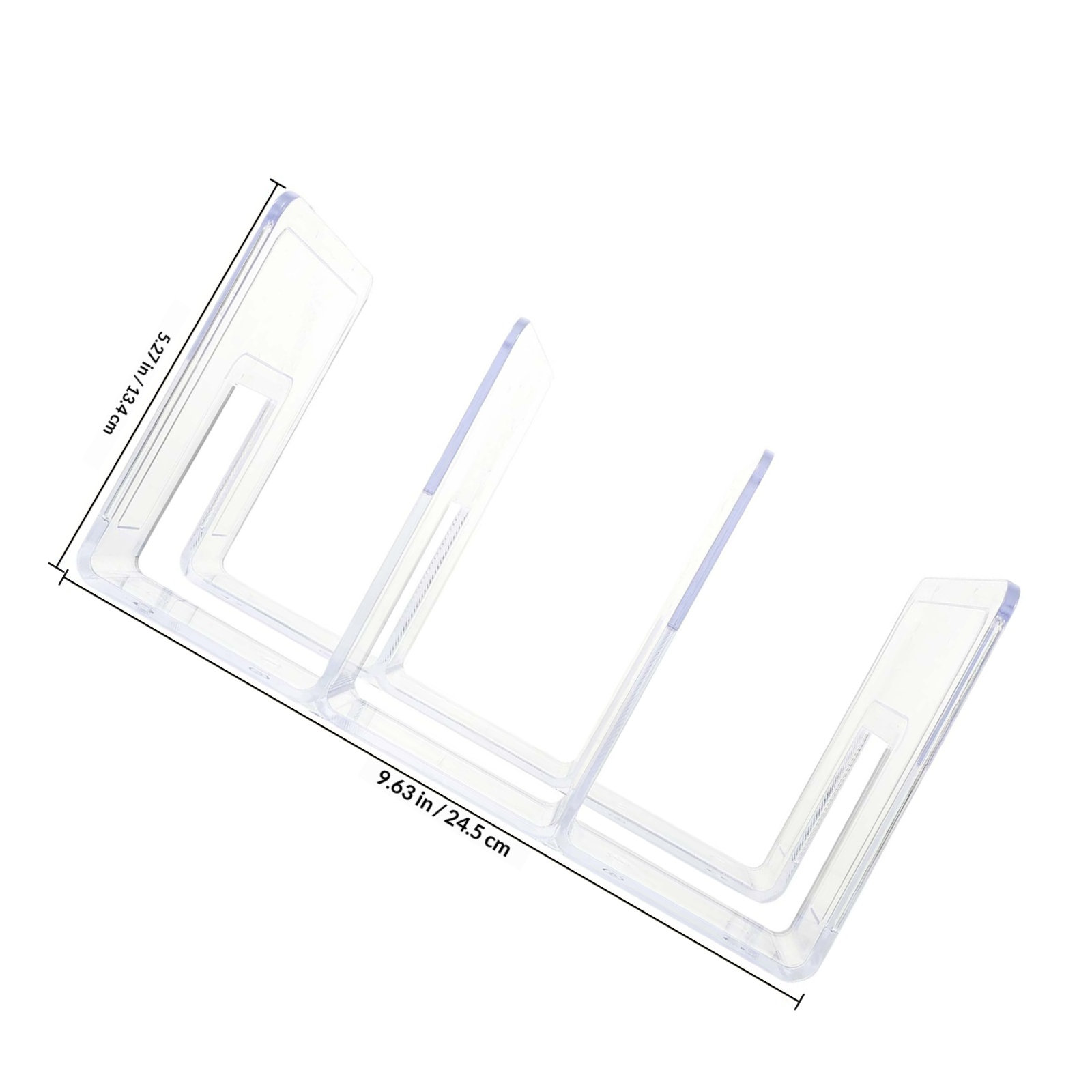 Clear Acrylic Bookend Desktop  - огляд і ціна Clear Acrylic Book Stand Holder