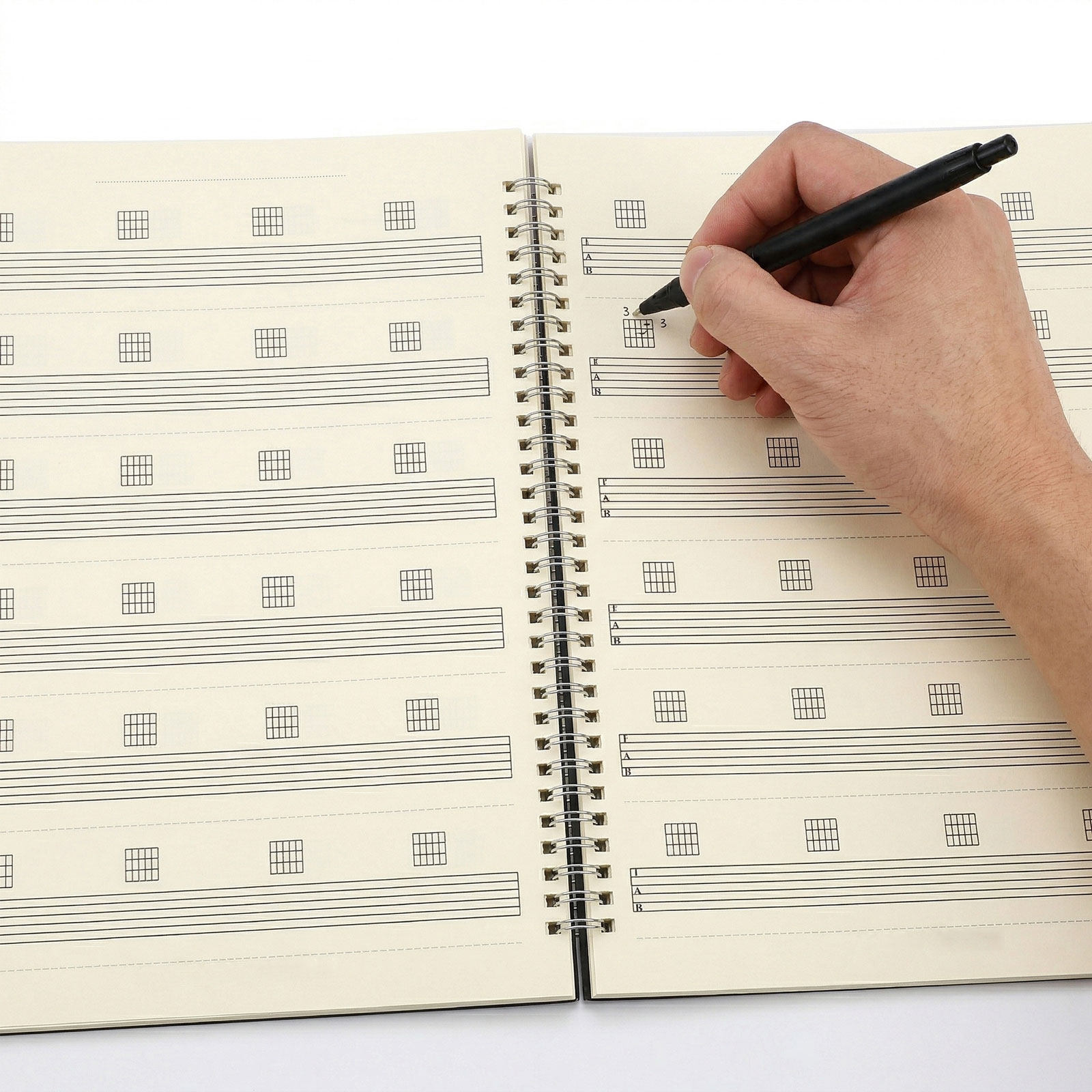 2Pcs Guitar Tab Manuscript Not - огляд і ціна Blank Sheet Music Notebook