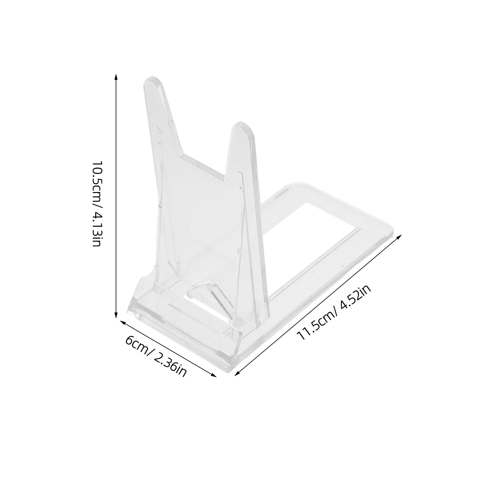 6Pcs Acrylic Display Stands Cl - огляд і ціна Clear Acrylic Book Stand Holder