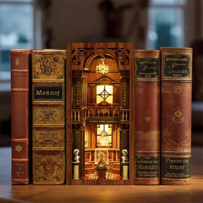 The philosophical Library Casa - огляд і ціна Diy Wooden Book Nook Kit Shelf Insert