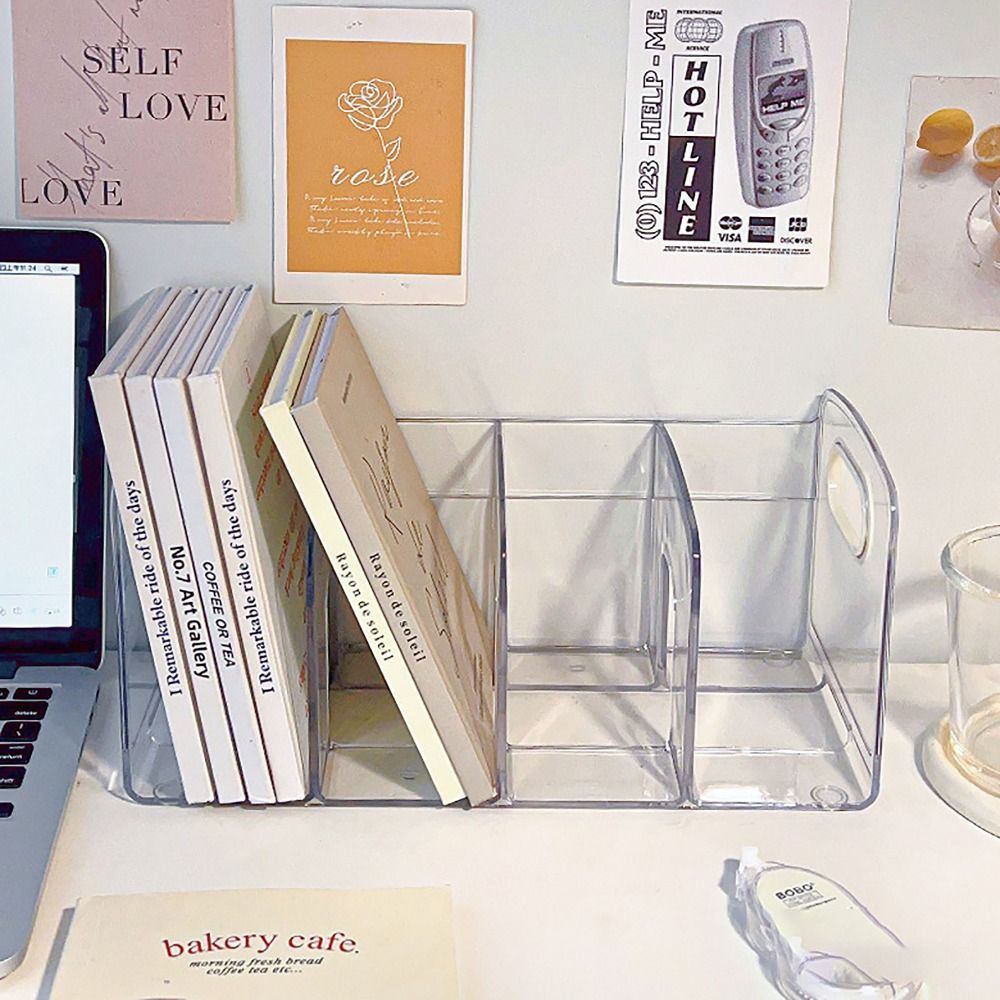 Portable Clear Acrylic Bookend - огляд і ціна Clear Acrylic Book Stand Holder