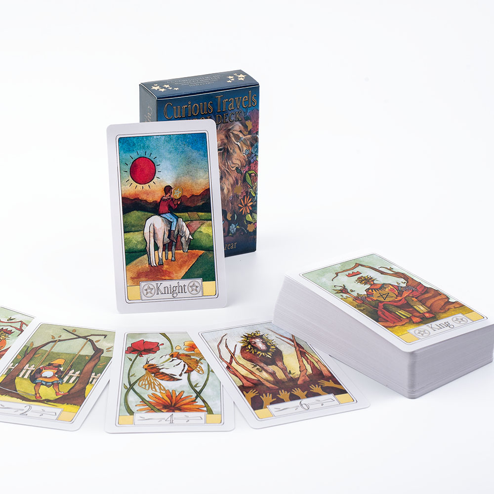 Curious Travels Tarot 10.3*6cm - огляд і ціна Tarot Deck With Guidebook