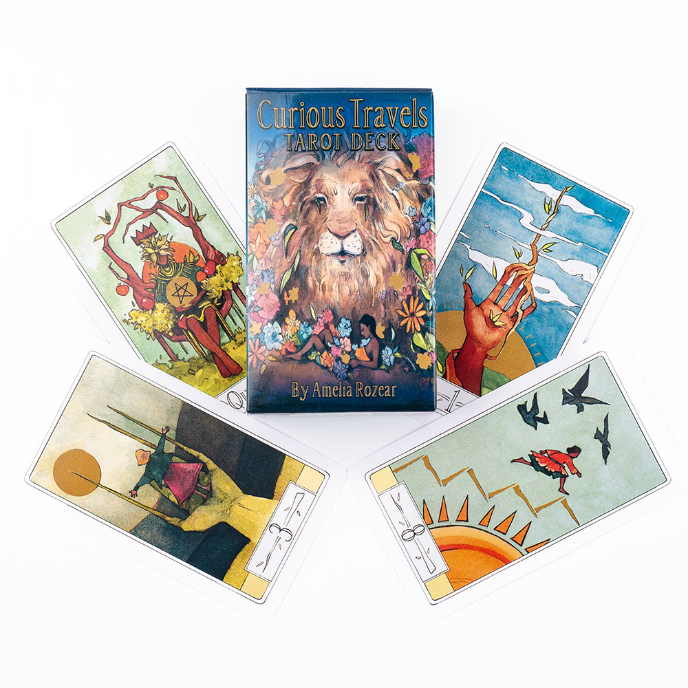 Curious Travels Tarot 10.3*6cm - огляд і ціна Tarot Deck With Guidebook