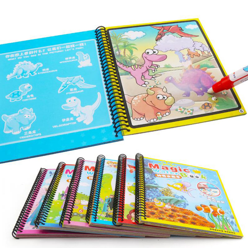 Reusable Painting Magic Water  - огляд і ціна Reusable Water Magic Coloring Book