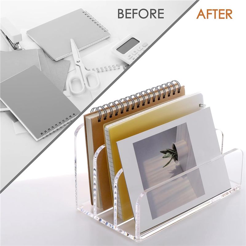 Voltvibe-3 Sections Clear Acry - огляд і ціна Clear Acrylic Book Stand Holder